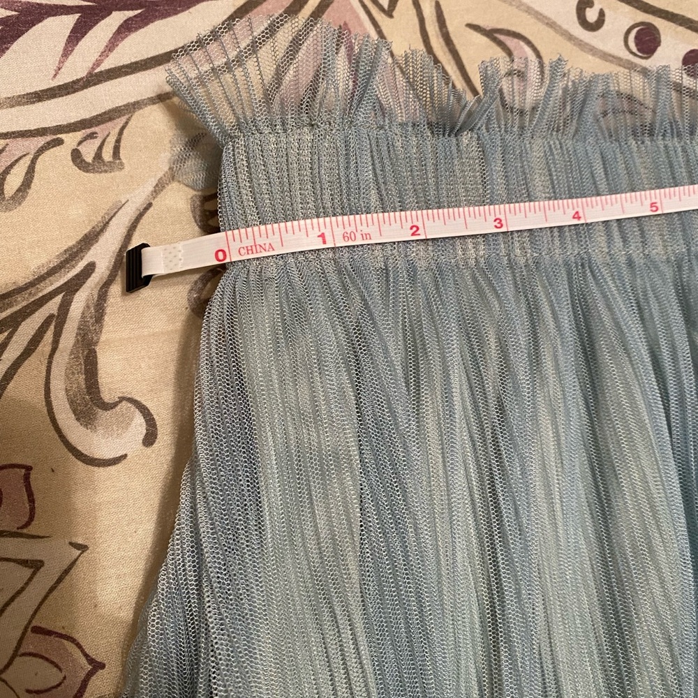 Sky mint tulle skirt - Picture 8 of 9